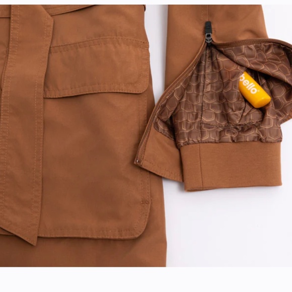 Scottevest Rhonda Trench Coat with hidden pockets S Black Like New - Picture 12 of 16